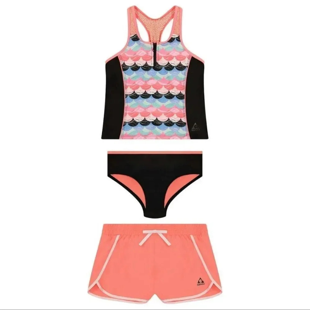 #15 Gerry Youth 3-piece Swim Set, Pink Large 14/16